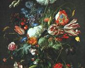 Vase of Flowers - 让·达维德兹·德·希姆